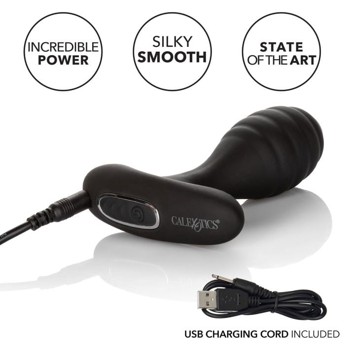 Анальная пробка с вибро Eclipse Ultra-Soft Probe от CalExotics - Изображение 7
