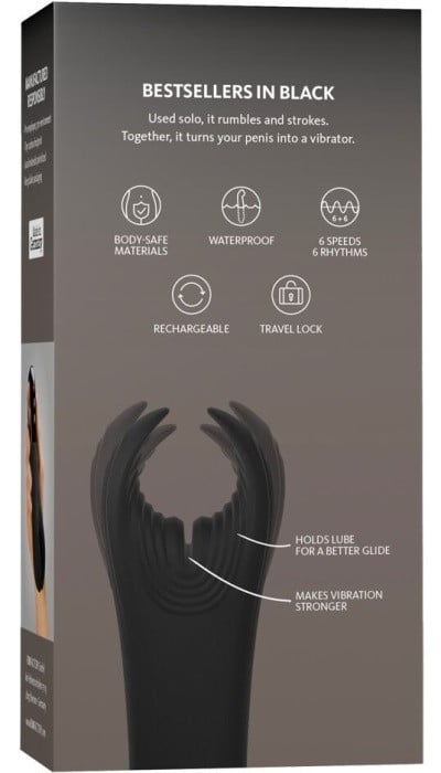 Мастурбатор с вибрацией Fun Factory Manta (Black) - Изображение 9