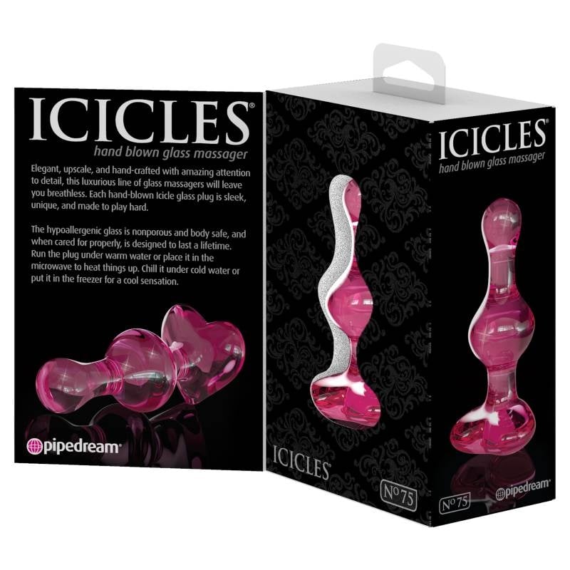 Анальная пробка Icicles No. 75 от Pipedream - Изображение 3