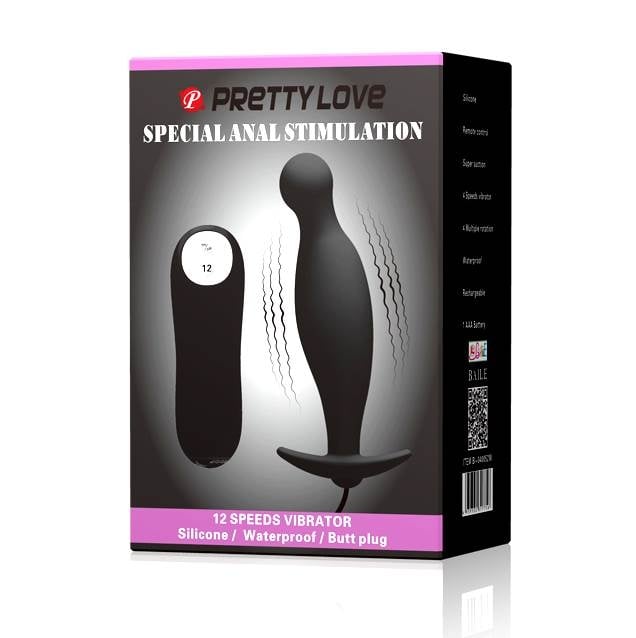 Анальна пробка з вібрацією Pretty Love Special Anal Stimulation від Baile - Зображення 3