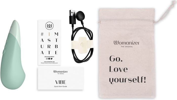 Ультразвуковой вибратор Womanizer Vibe (Sage) - Изображение 7