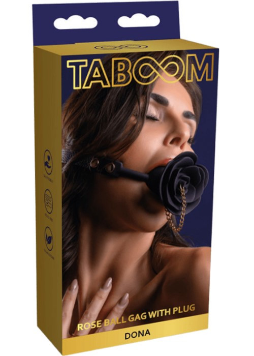 Кляп Taboom Dona Rose Ball Gag with Plug - Изображение 6