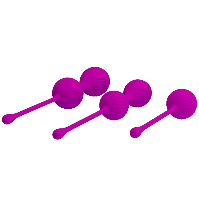 Набор вагинальных шариков Pretty Love Purple Kegel Ball - Изображение 5