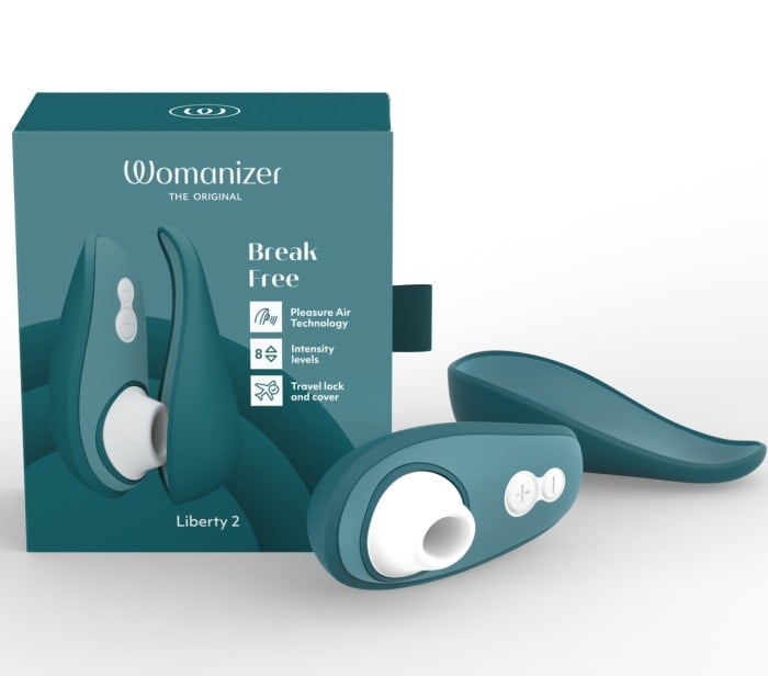 Вакуумный стимулятор Womanizer Liberty 2 (Dark Petrol) - Изображение 9