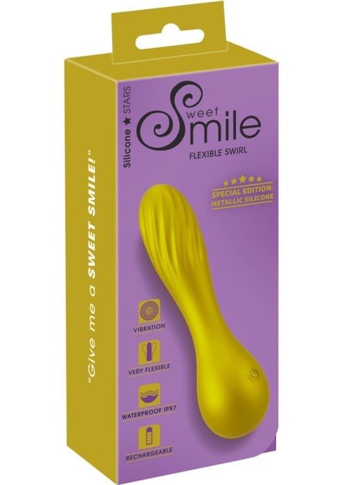 Гибкий мини вибратор Sweet Smile Flexible Swirl - Изображение 8