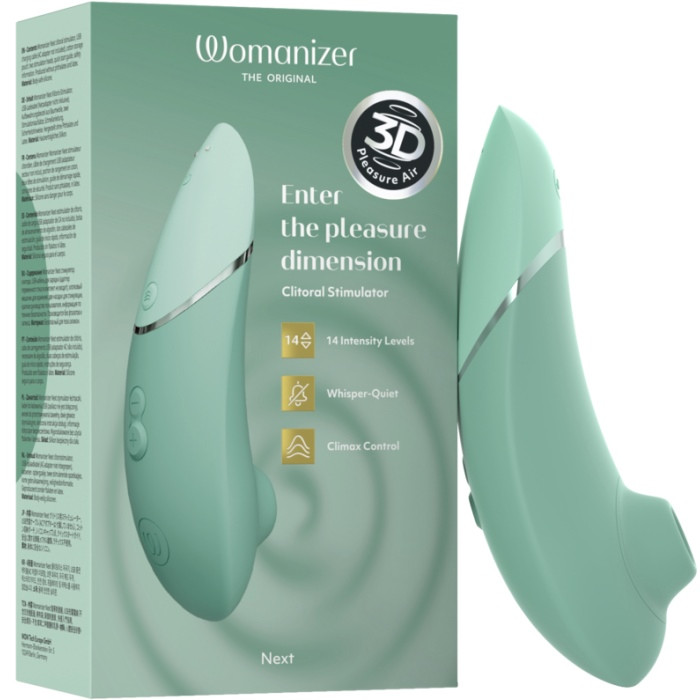 Вакуумний стимулятор Womanizer Next (Sage) - Зображення 16