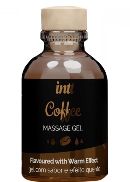 Массажный гель для поцелуев со вкусом кофе Intt Coffee, 30 мл