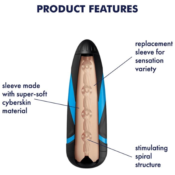 Рукав для мастурбатора Satisfyer Men - Pressure Spiral - Изображение 2