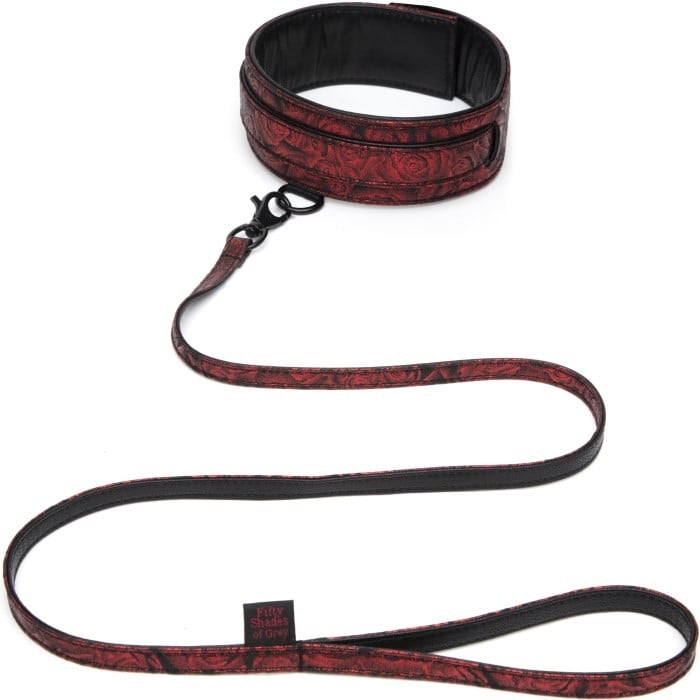 Ошейник с поводком Fifty Shades of Grey Reversible Faux Leather Collar and Lead - Изображение 2