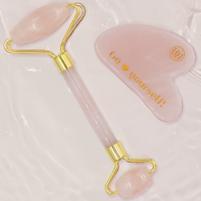Набір гуаша ролер і скребок Womanizer Gua Sha Quartz Set - Зображення 2