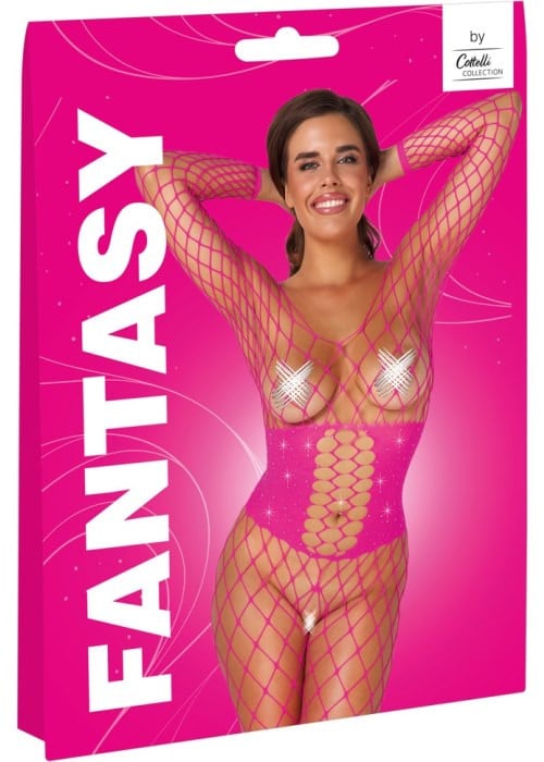 Бодістокінг Cottelli Collection Fantasy Crotchless Catsuit - Зображення 7