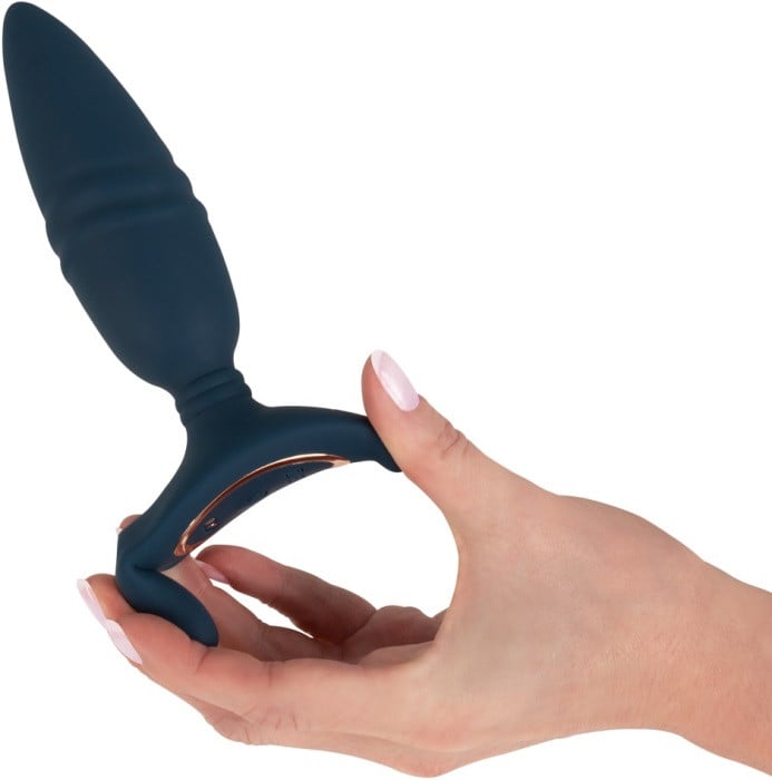 Анальная пробка с вибро и поступательными движениями Anos Thrusting Butt Plug - Изображение 11