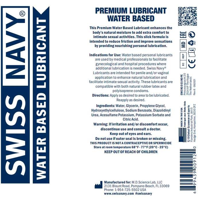 Лубрикант на водній основі Swiss Navy Water-Based, 59 мл - Зображення 3