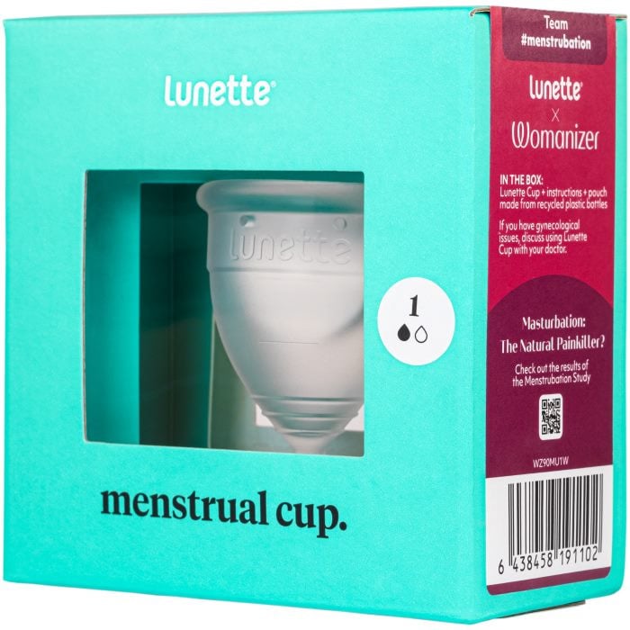 Менструальна чаша Womanizer x Lunette Model 1 (Clear) - Зображення 6