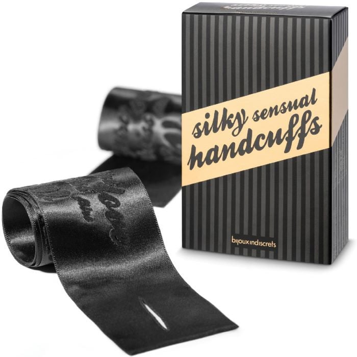 Атласні стрічки Bijoux Indiscrets Silky Sensual Handcuffs - Зображення 5
