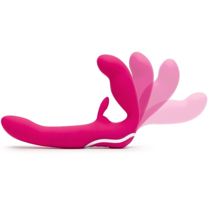 Безремневий страпон з вібро Happy Rabbit Strapless Strap-on - Зображення 4