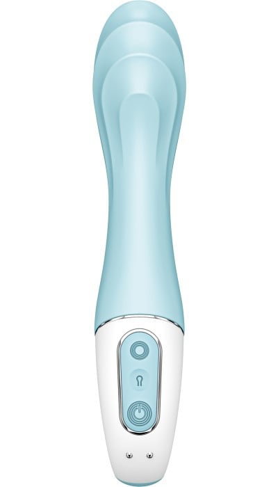 Вибратор с функцией расширения Satisfyer Air Pump Vibrator 5+ (Blue) - Изображение 6