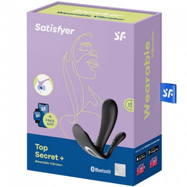 Вибратор для ношения Satisfyer Top Secret+ (Black) - Изображение 6