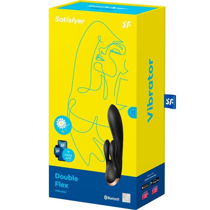 Вибратор Satisfyer Double Flex (Black) - Изображение 9