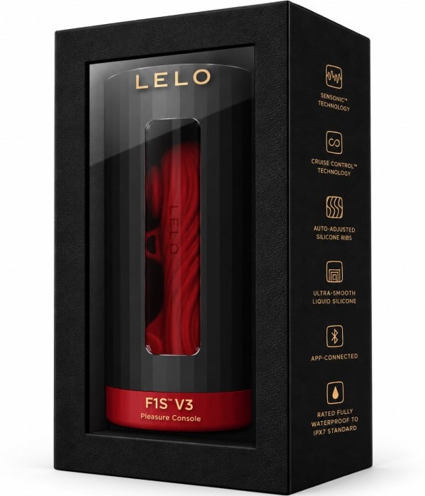 Мастурбатор з вібро Lelo F1S V3 XL (Red) - Зображення 6