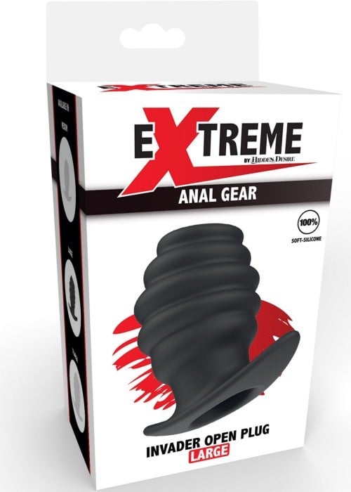Анальна пробка Hidden Desire Extreme Invader Open Plug (Large) - Зображення 4