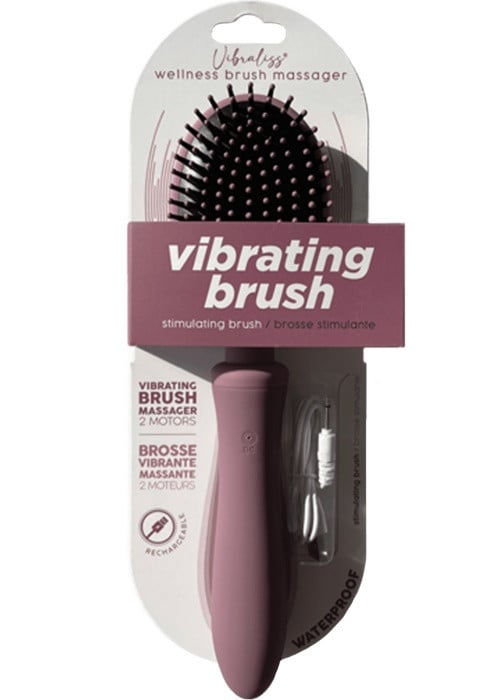 Вибратор расческа Vibraliss Vibrating Brush (Purple) - Изображение 5