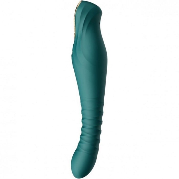 Вибратор с поступательными движениями Zalo King Thruster (Turquoise) - Изображение 2