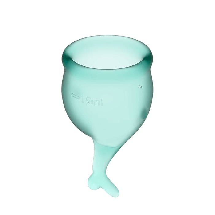Менструальні чаші Satisfyer Feel Secure (Dark Green) - Зображення 3