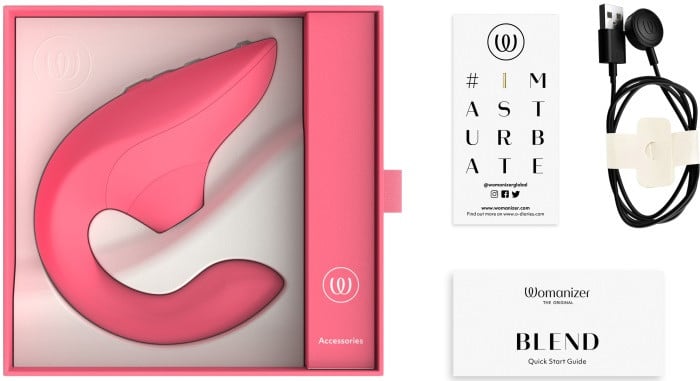 Вакуумний вібратор Womanizer Blend (Vibrant Rose) - Зображення 8