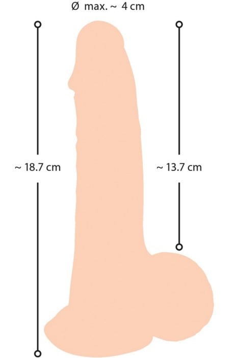Фаллоимитатор киберкожа с подвижной плотью Nature Skin Dildo 19 см от Orion - Изображение 9