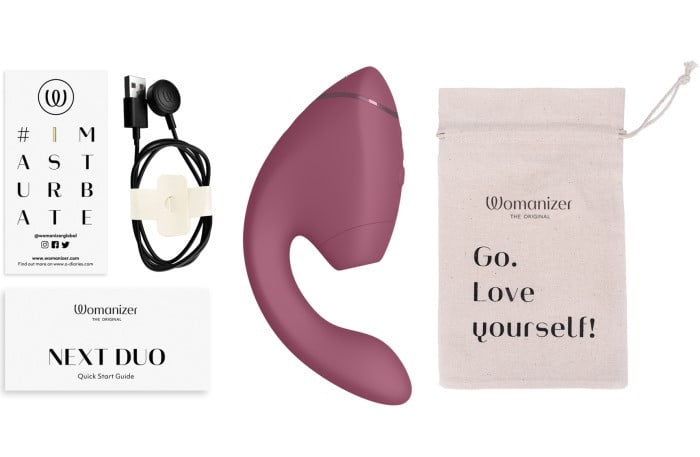 Вакуумний вібратор Womanizer Next Duo (Dusky Pink) - Зображення 14