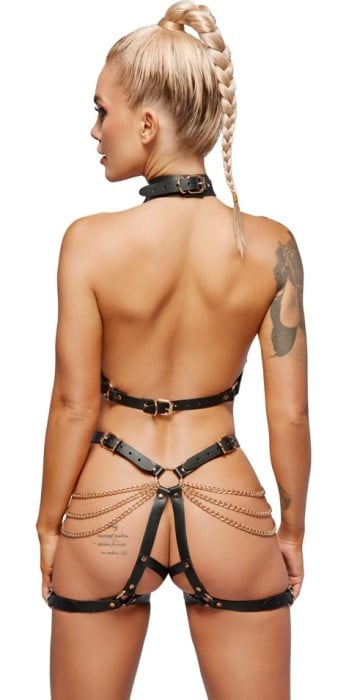 Шкіряна сбруя Zado Harness Set - Зображення 5