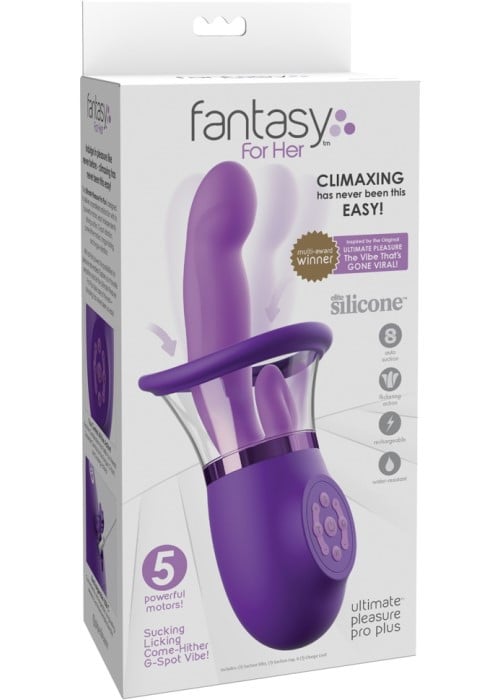 Вакуумный мультистимулятор Fantasy For Her Ultimate Pleasure Pro Plus от Pipedream - Изображение 5