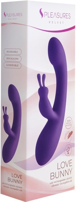 Вибратор кролик S Pleasures Love Bunny (Purple) - Изображение 3