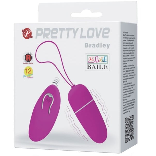 Віброяйце Pretty Love Bradley, 12 режимів вібрації - Зображення 3