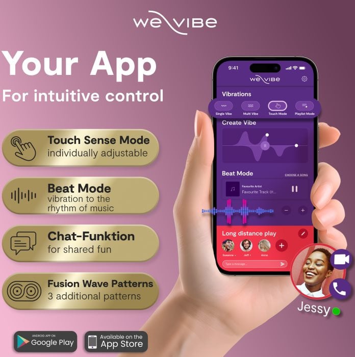 Смарт вибратор для пары We-vibe Chorus Pro (Satin Black) - Изображение 21