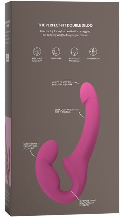 Безремневий страпон Fun Factory Share Lite (Pink ) - Зображення 8