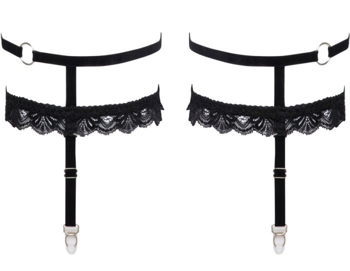Підв'язки Cottelli Accessoires Suspender Garters - Зображення 4