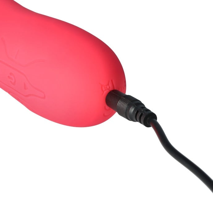 Вібратор кролик з пульсацією Virgite V9 (Pink) - Зображення 6