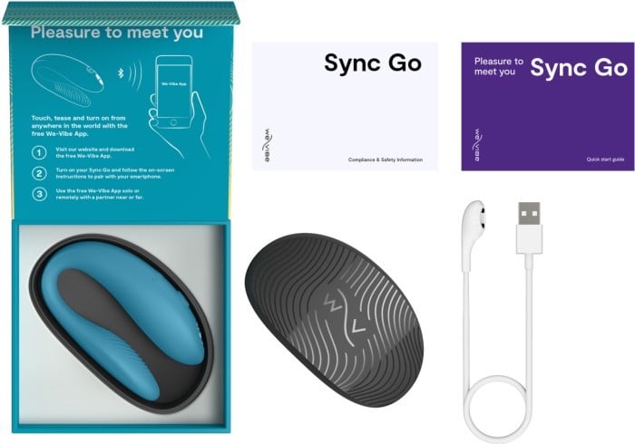 Смарт вибратор для пары We-vibe Sync Go (Blue) - Изображение 12