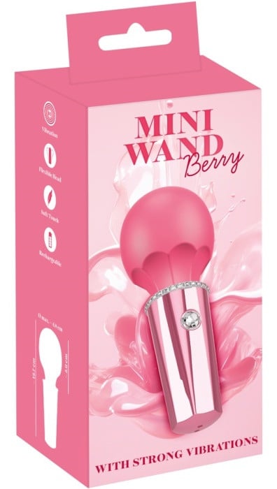 Мини вибратор Mini Wand Berry от Orion - Изображение 6