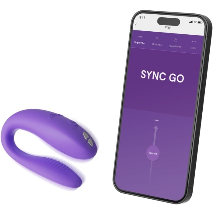 Смарт вібратор для пари We-vibe Sync Go (Purple) - Зображення 2