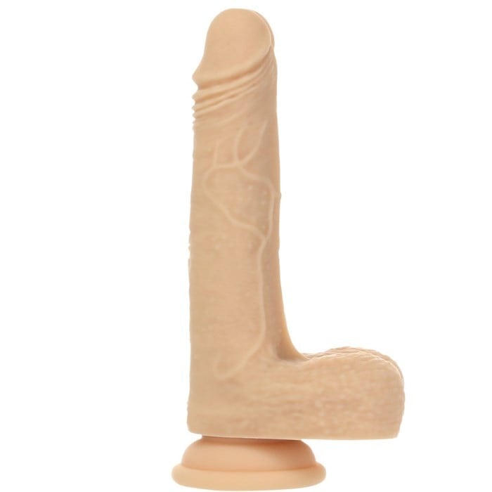 Вибратор с поступательными движениями и вращением Naked Addiction 7.5" Rotating, Thrusting & Vibrating Dong - Изображение 2