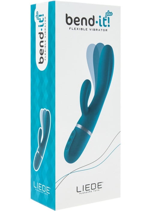 Сгибаемый вибратор кролик Liebe Blend It Plus (Ocean Blue) - Изображение 3
