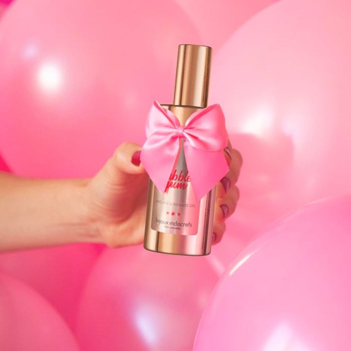 Лубрикант на водній основі Bijoux Indiscrets Bubblegum 2-in-1, 100 мл - Зображення 2