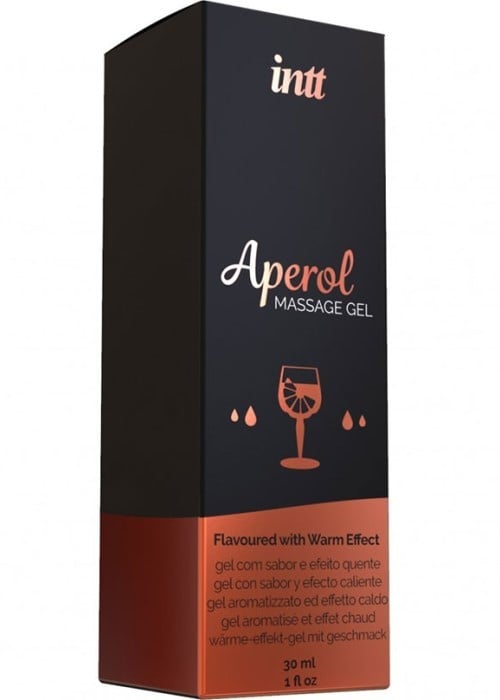 Масажний гель для поцілунків зі смаком Апероль Intt Aperol, 30 мл - Зображення 2