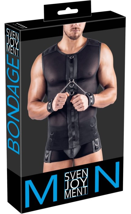 Мужская майка с наручниками Svenjoyment Bondage Shirt - Изображение 8