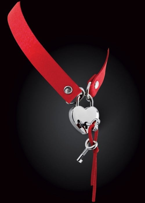 Чокер Bijoux Pour Toi Heart-Shaped Lock (Red) - Зображення 5