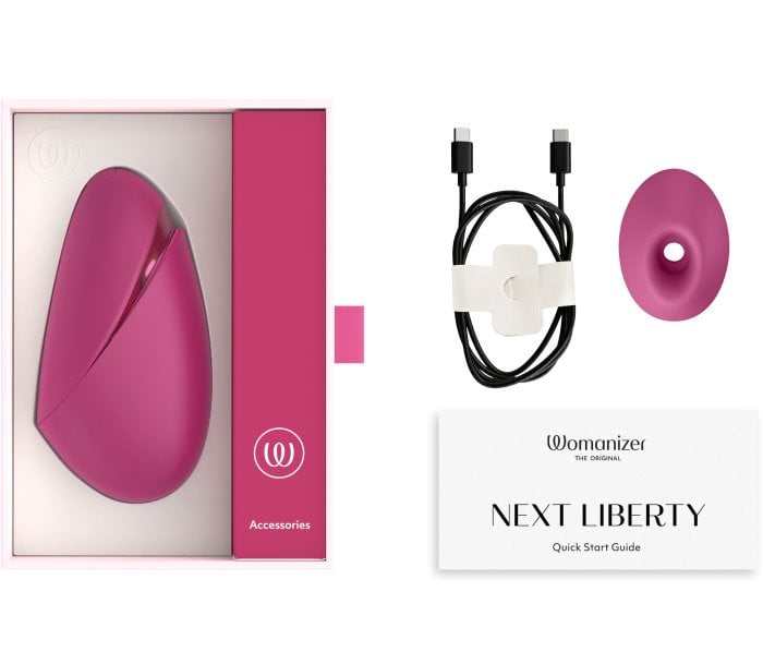 Вакуумный стимулятор Womanizer Next Liberty (Vibrant Pink) - Изображение 12