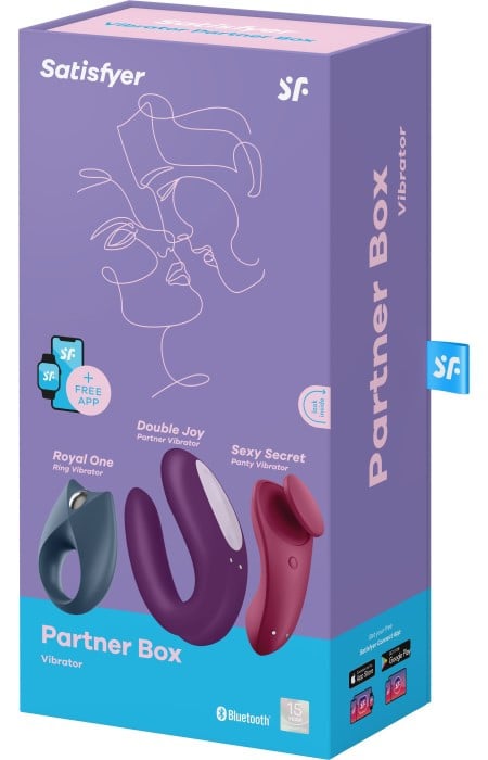 Набор игрушек для пары Satisfyer Partner Box 3 (Double Joy + Sexy Secret + Royal One) - Изображение 14
